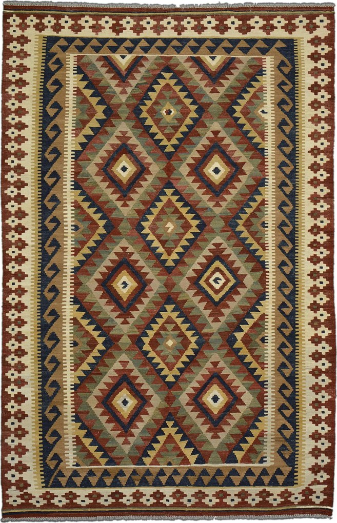 Kilim Tappeto orientale 260 x 170 Beige (Afghanistan) Tessuto A Mano