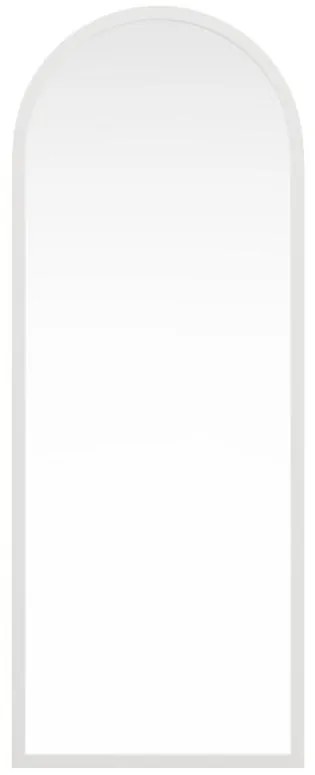 Grande specchio ad arco L. 65 x H. 170 cm in Legno di paulownia Bianco - SHANGI