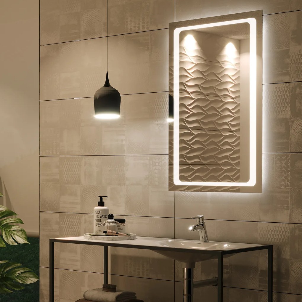 Specchio con illuminazione LED  M6