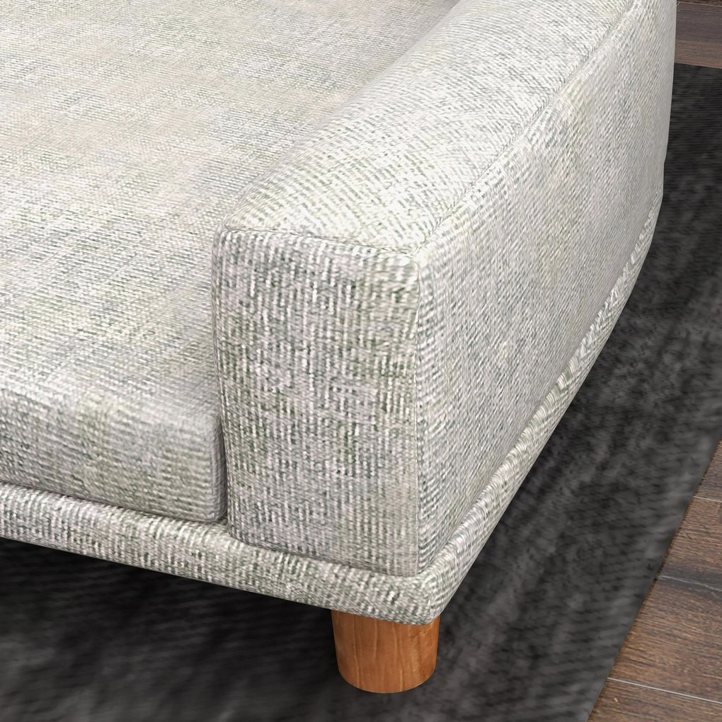 Cuccia per Cani di Taglia Grande Divano con Cuscino Sfoderabile 98x67x25 cm Grigio...