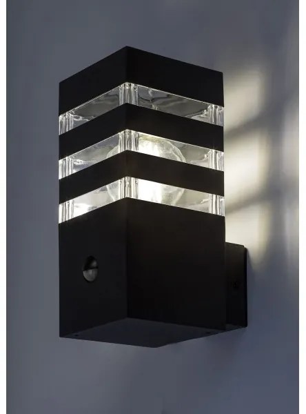 Rabalux 77025- Applique da esterno con sensore ANKARA 1xE27/12W/230V IP44