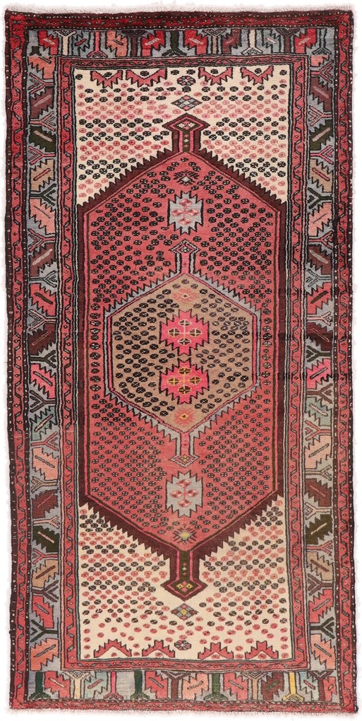 Hamedan Tappeto 100 x 200 (Iran) Annodato A Mano