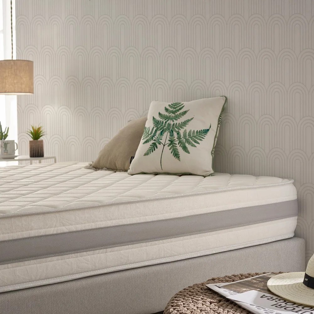 Materasso bifacciale in schiuma dura/media 120x200 cm Naturcare Aloe Vera - Moonia