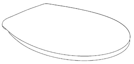 GROHE 39493000 - Sedile WC BAU CERAMIC bianco durevole