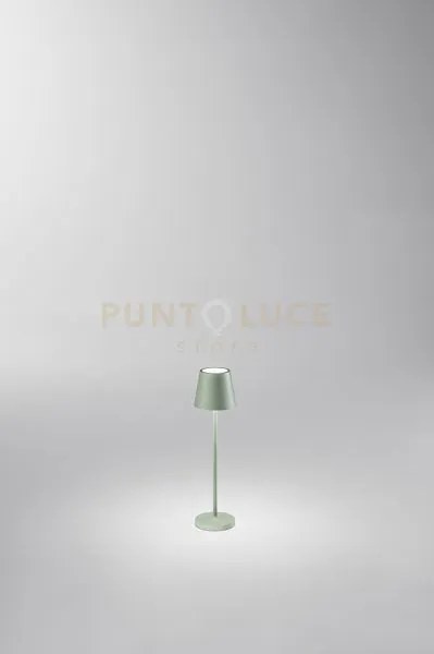 Lampada da tavolo ricaricabile a batterie minidiva led 1,5w 3000k c...
