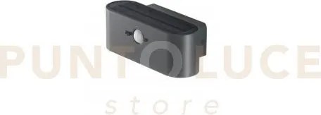 Applique led albert antracite 2,5w 300lm 4000k con pannello solare ...