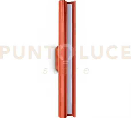 Dorica applique a parete led 3000k 8,5w  850 lm arancione cannettato