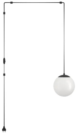 Eglo 900977 - Lampadario a sospensione con filo RONDO 1xE27/40W/230V