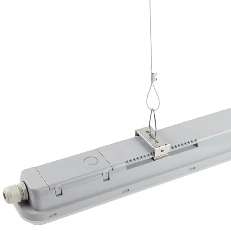 Plafoniera LED Stagna 120cm 36W, 4.300lm (120lm/W) Colore  Bianco Naturale 4.000K