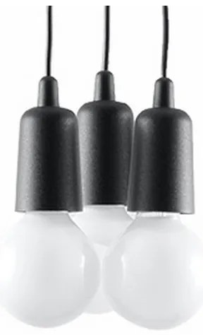 Lampadario a sospensione con filo DIEGO 3xE27/60W/230V