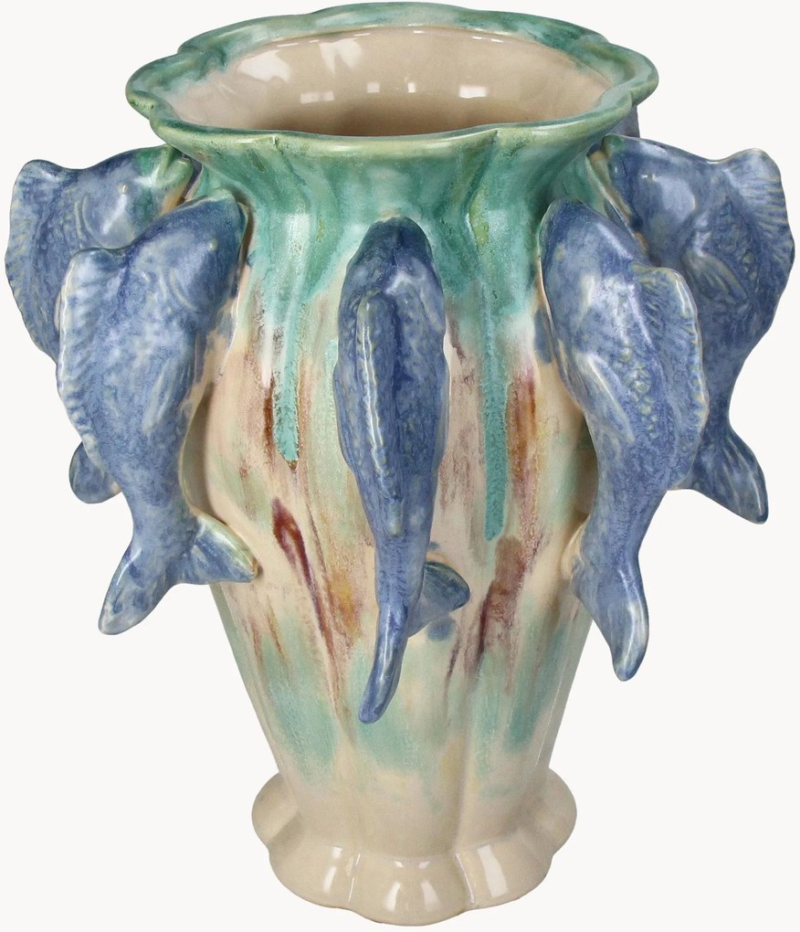 Vaso in gres Fish, alt. 32 cm