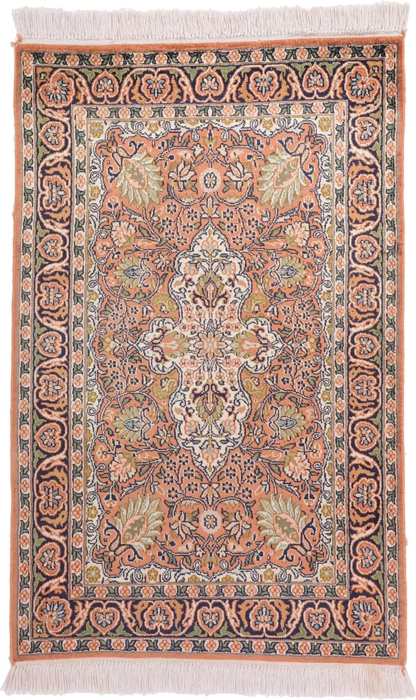Cashmere Silk Tappeto 100x60 (Indian) Annodato A Mano