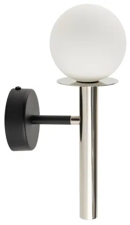 Applique DAISY 1xG9/12W/230V cromo lucido/nero/bianco