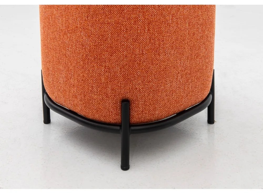 Pouf rosso corallo , ø 42 cm Harry - Tenzo