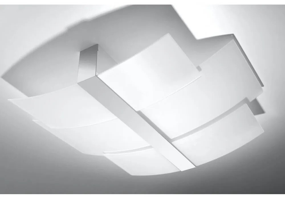 Plafoniera da soffitto in Acciaio e Vetro CELIA 3xE27 da interno Colore del corpo Grigio
