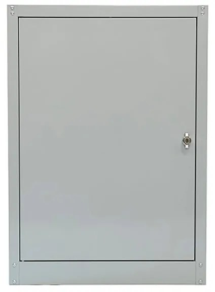 Armadio basso METALLO in acciaio, grigio chiaro L 60 x H 84 x P 40 cm, 1 anta, da interno