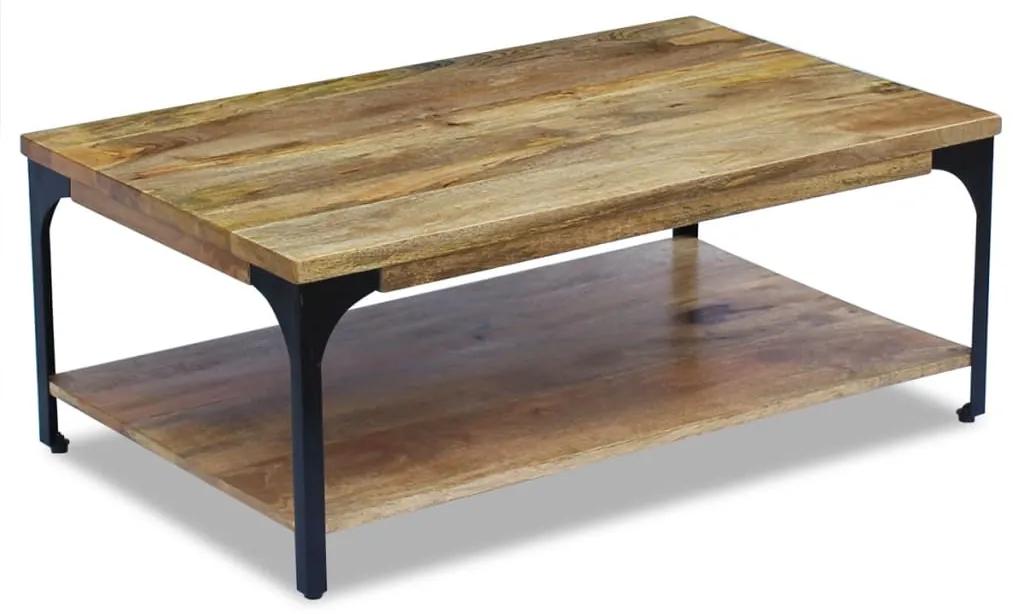 Tavolino da caffè in legno di mango 100x60x38 cm