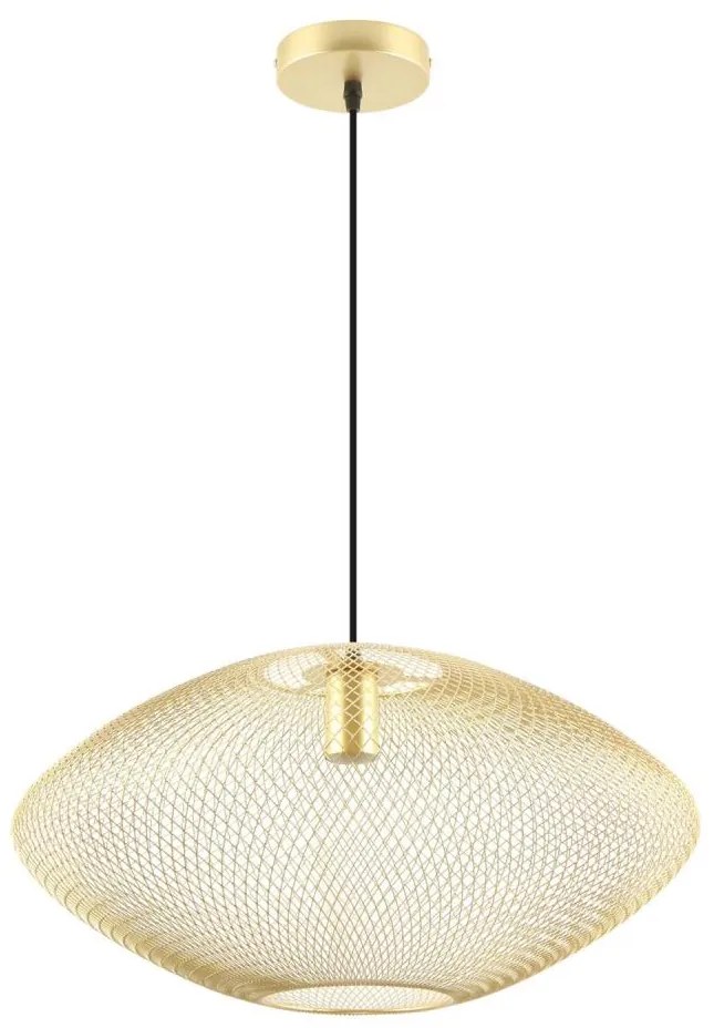 Zuma Line A8032L-GD - Lampadario a sospensione con filo ORION 1xE27/40W/230V oro