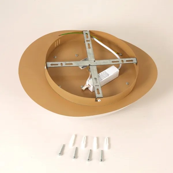 Brilagi - Plafoniera LED VISBY WOOD LED/18W/230V Ø 38 cm marrone