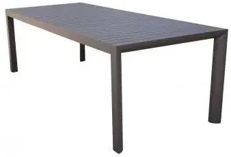Tavolo allungabile Houston struttura in alluminio 135/180 x 70, Bianco