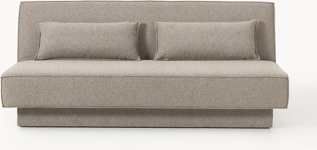 Divano letto in bouclé con contenitore David