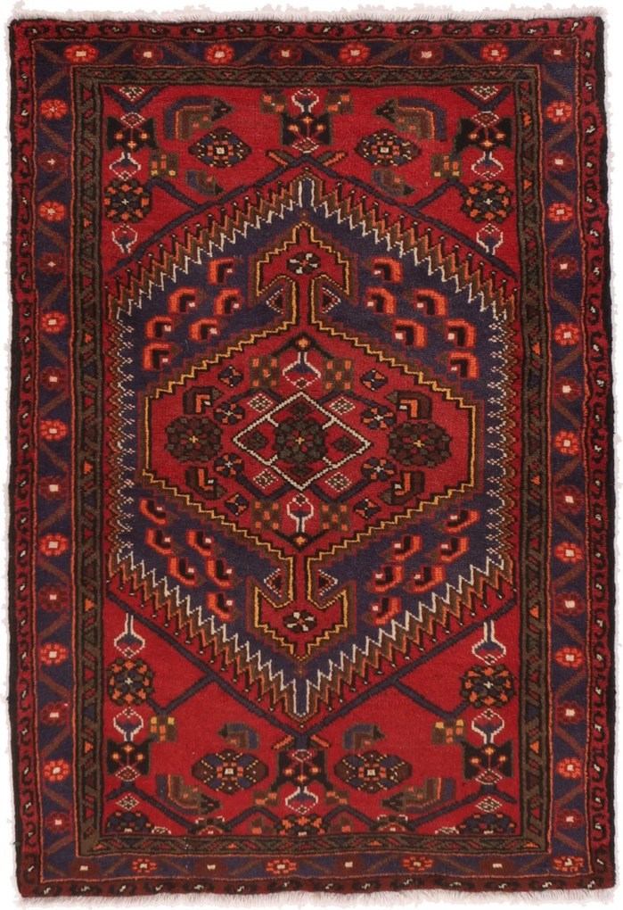 Hamedan Tappeto 100 x 150 (Iran) Annodato A Mano