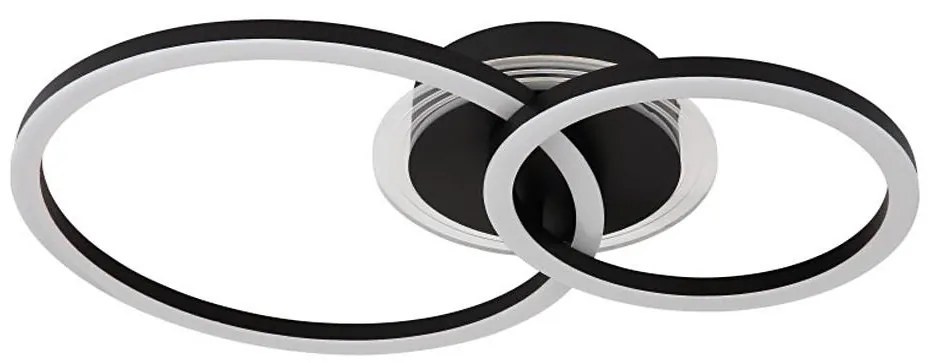 Globo 48039-30 - Lampada LED da soffitto LORETTA LED/30W/230V Ø33x50 cm nera