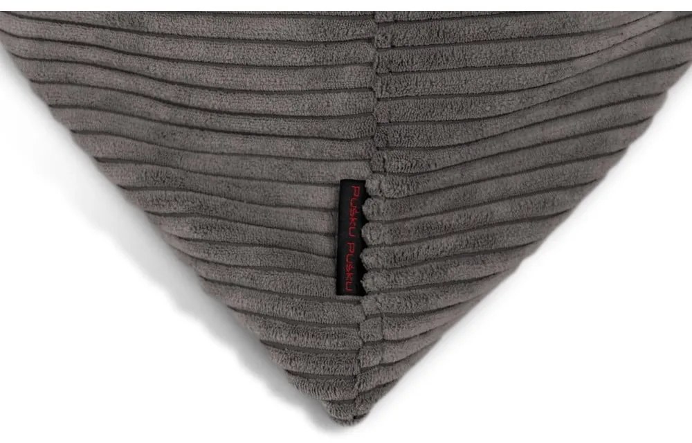 Pouf a sacco per bambini color senape con rivestimento in velluto a coste Razzy – SLOWDOWN