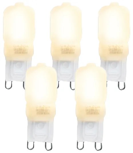 Set di 5 lampadine LED G9 CUTE PC 2W 200lm 2700K