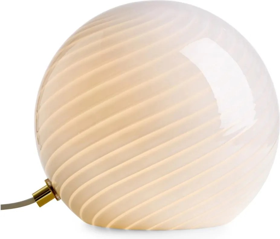 Halo Design 748785 - Lampada da tavolo CANDY 1xE14/25W/230V Ø 20 cm colore crema