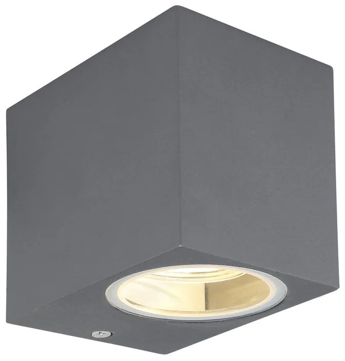 Applique moderno da esterno Veronika nero IP44 1X GU10 GLOBO