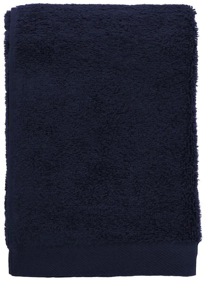 Asciugamano tipo terry blu scuro in cotone 50x100 cm Comfort – Södahl