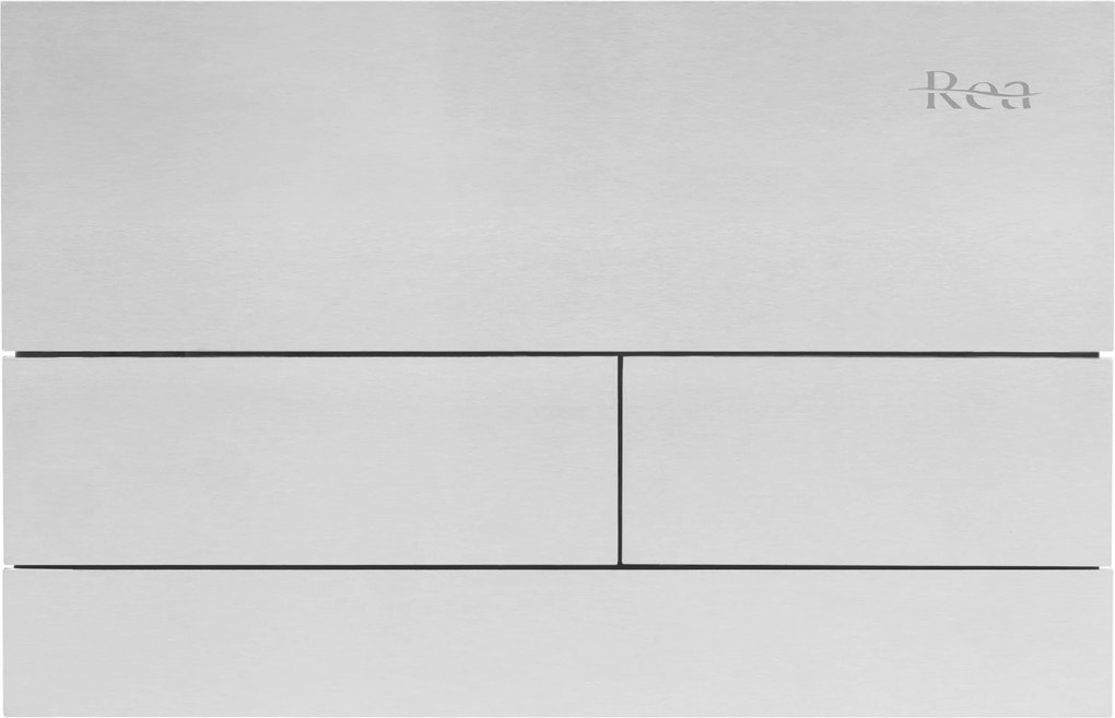 Pulsante per supporto set da incasso WC K011A-Q Rea T Brush Steel