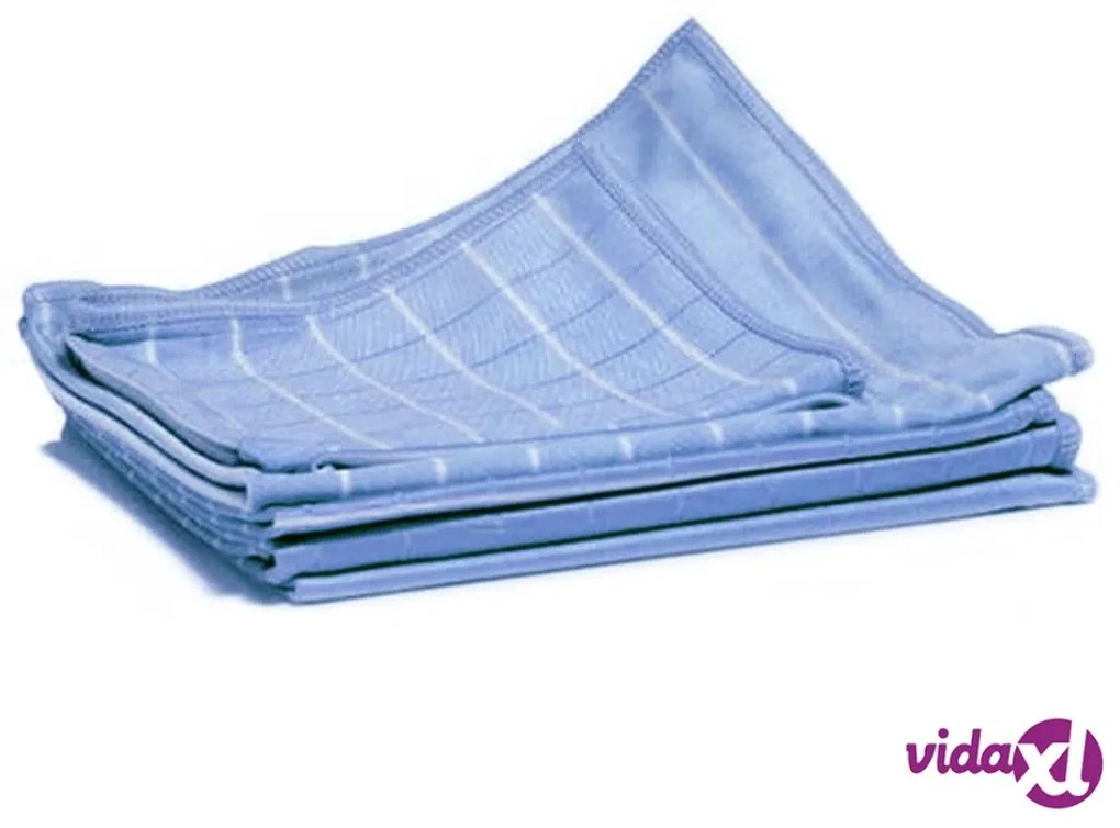 Aqua Laser Set di Panni Cattura Polvere in Bambù 6 pz Blu
