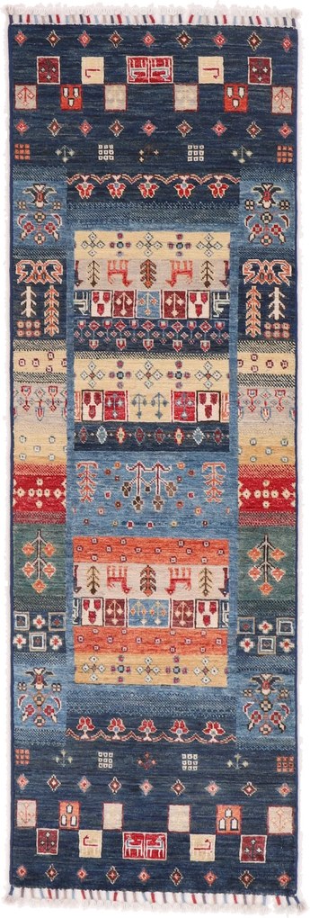 Samarkand Tappeto 60 x 180 (Pakistan) Annodato A Mano