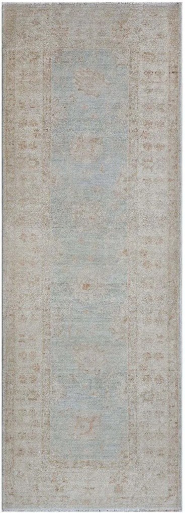 Ziegler Tappeto orientale 200x70 Blu (Pakistan) Annodato A Mano