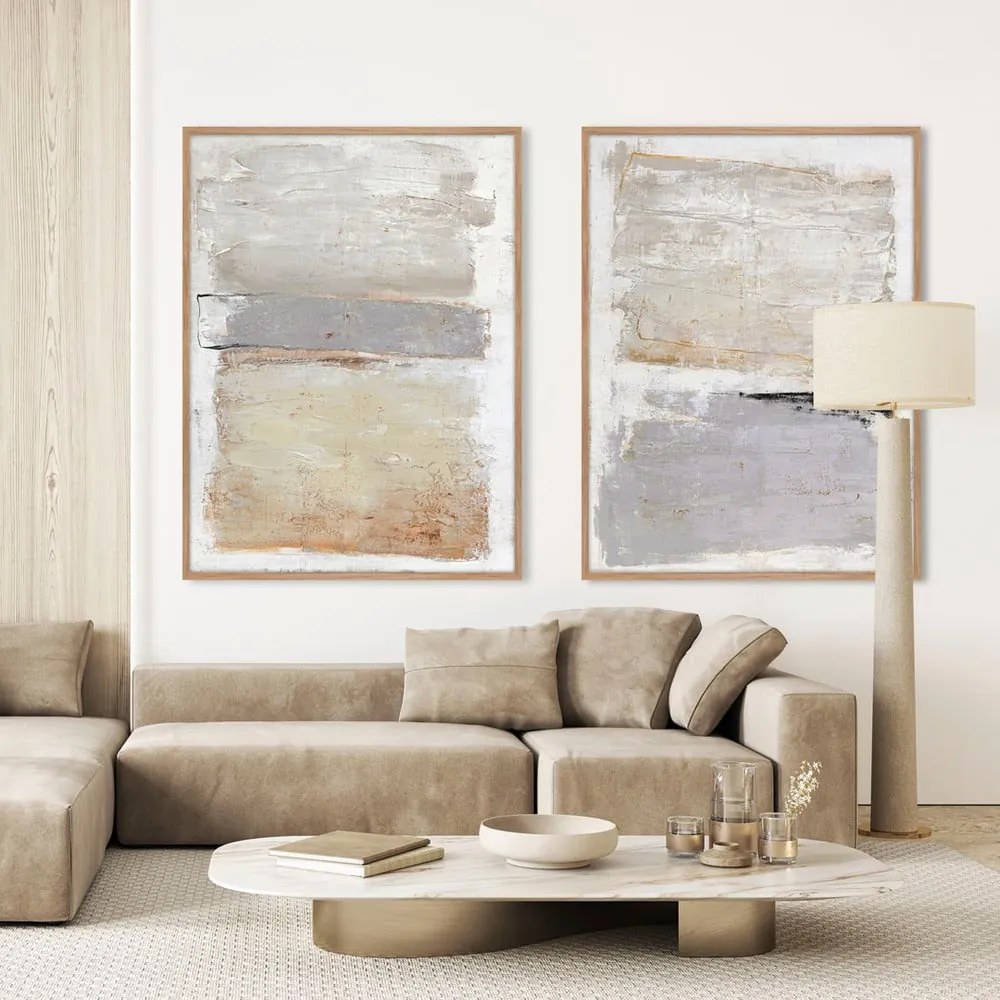 Quadro dipinto a mano 90x120 cm Scenario 2 - Malerifabrikken