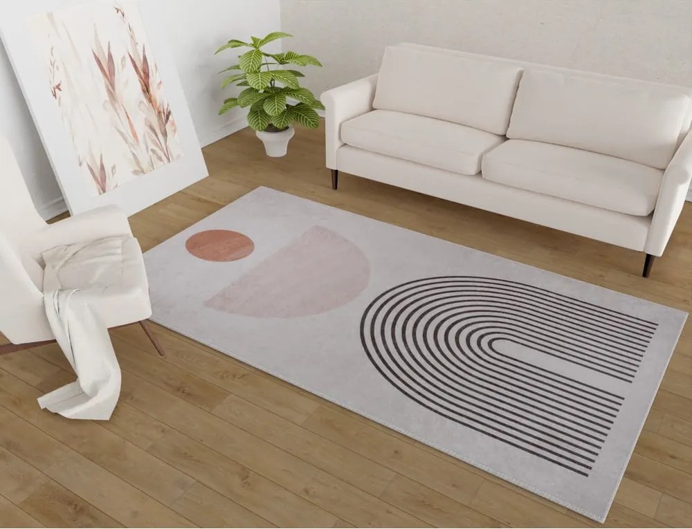 Runner lavabile crema 80x200 cm - Vitaus