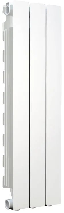 Radiatore acqua calda PRODIGE MODERN in alluminio, 3 elementi, interasse 800 mm, bianco
