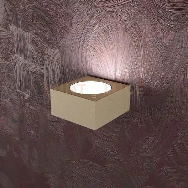 Area applique 1 luce monoemissione sabbia 1127-ap-sa