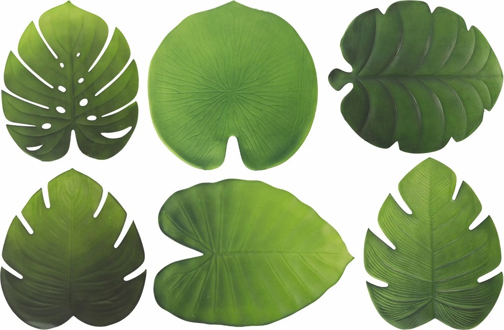 Set 6 Tovagliette Foglie Tropicali VdE Tivoli 1996 Jungle Slim...