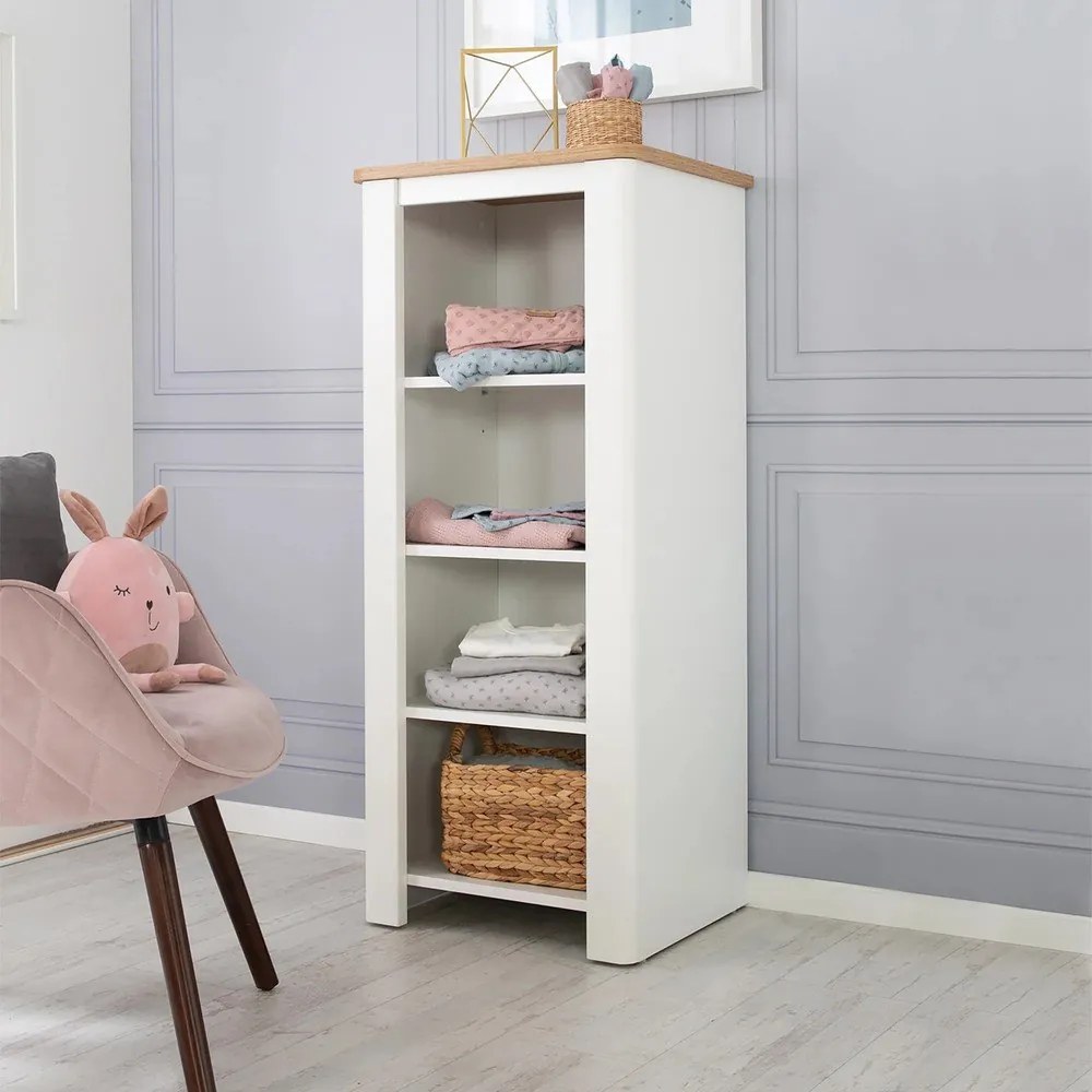 Libreria per bambini bianca 49x116 cm Ava - Roba