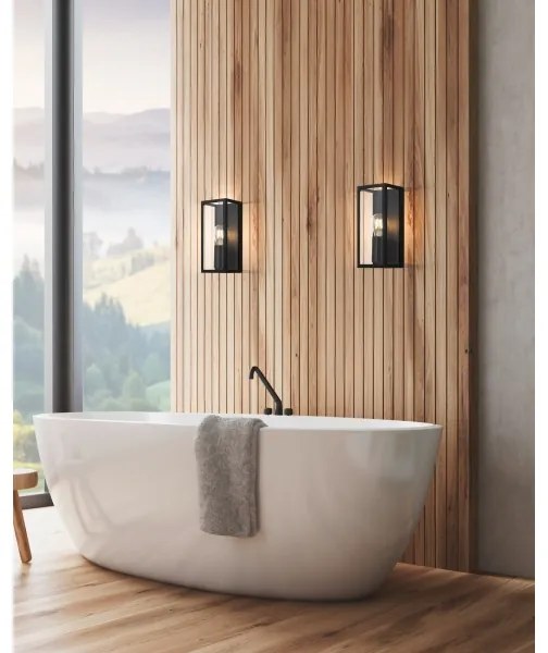 Eglo 99123 - Applique bagno AMEZOLA 1xE27/60W/230V IP44