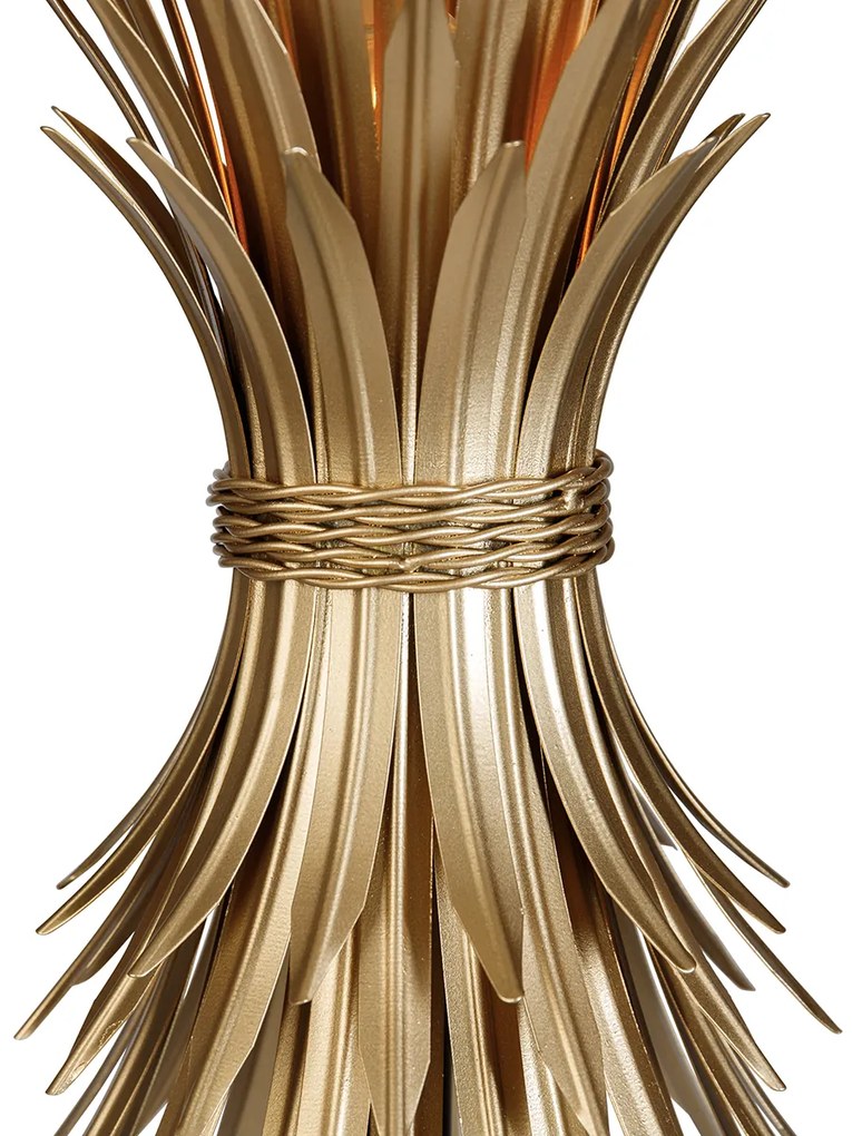 Lampada da terra Art Déco oro - Wesley