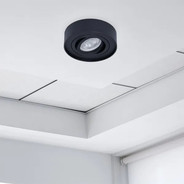 Faretto da incasso NUSA 1xGU5,3/MR16/50W/12V arrotondato nero