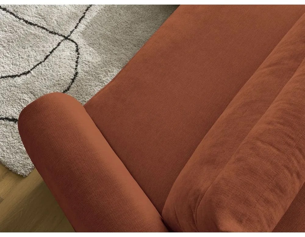 Divano angolare arancione Aden – Bobochic Paris