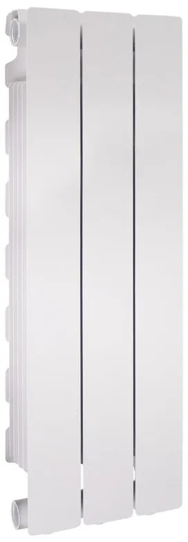 Radiatore acqua calda PRODIGE MODERN in alluminio, 3 elementi, interasse 700 mm, neutral white