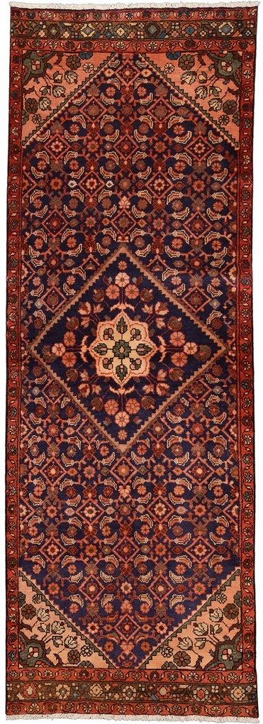 Mehraban Tappeto persiano 110x300 Marrone (Iran) Annodato A Mano