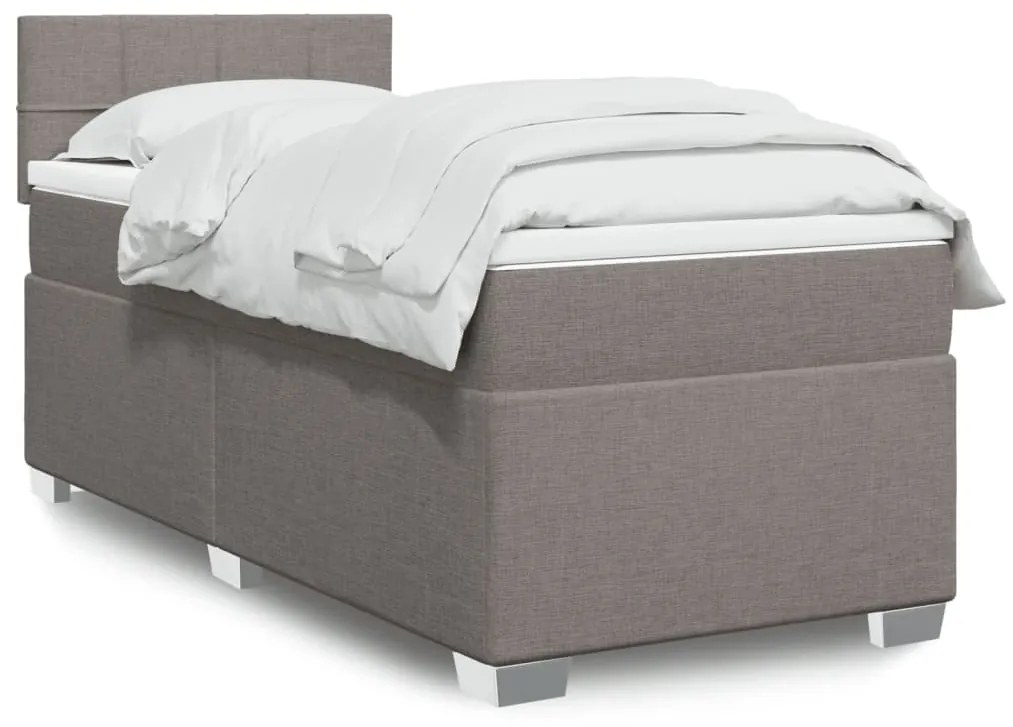 Giroletto A Molle Con Materasso Tortora 90x200 Cm İntessuto /