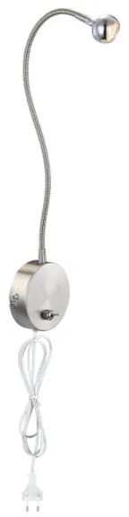 Globo 24109W - LED Flessibile piccola lampada SERPENT 1xLED/3W/230V